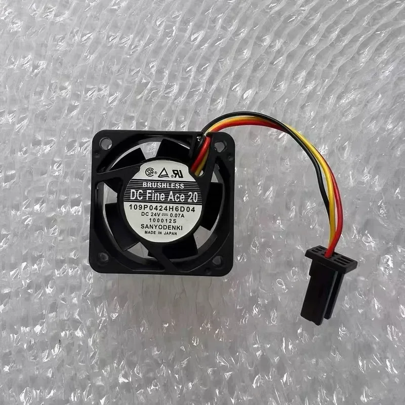 For SANYO 109P0424H6D04 DC Cooling Fan 24V 0.07A 40x40mm High Speed Silent Server Case Cooling Fan
