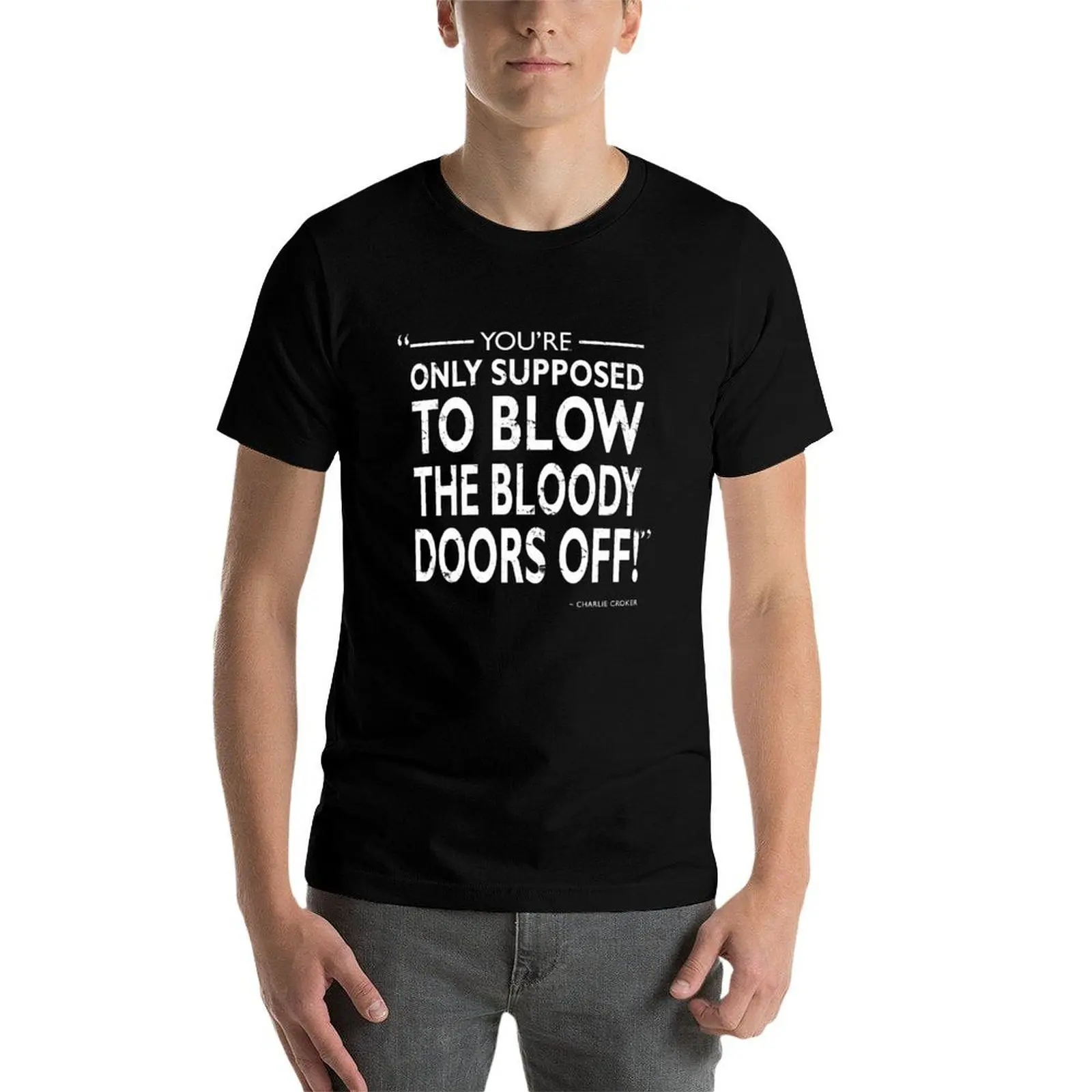 Blow The Bloody Doors Off T-Shirt Lightweight Gym Training T-Shirt view 4