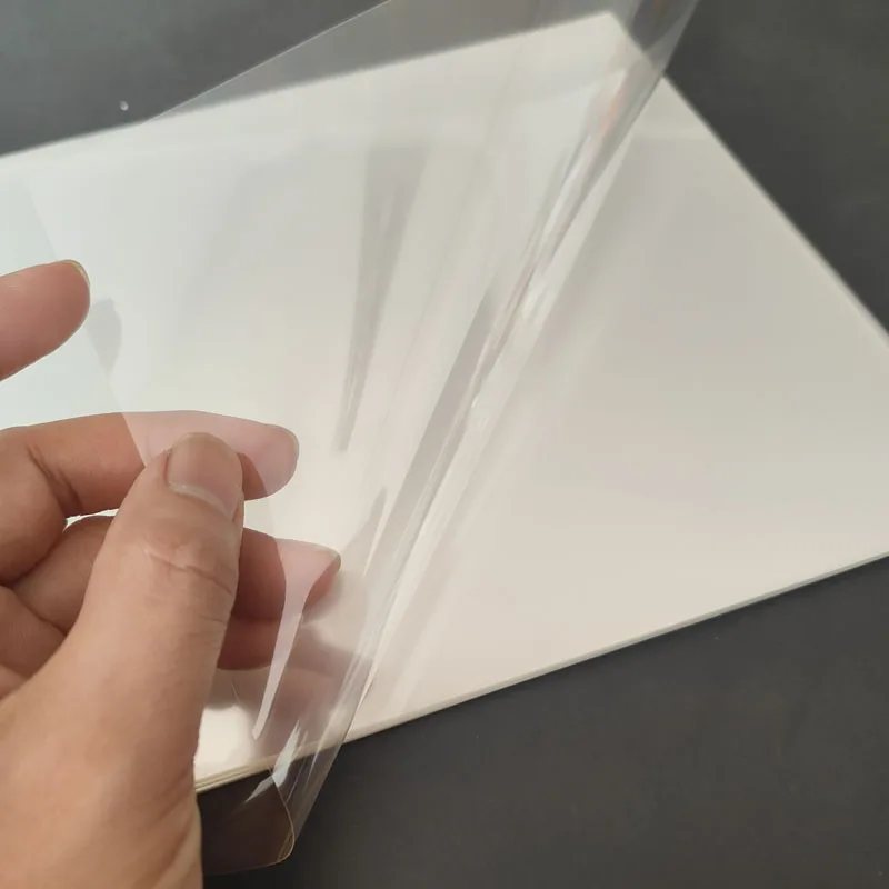 50/100 قطعة A4 الطباعة بالليزر فيلم شفاف 10C ورق التصوير الفوتوغرافي DIY بها بنفسك PCB الشفافية لوازم الحيوانات الأليفة 0.1 مللي متر سمك #4