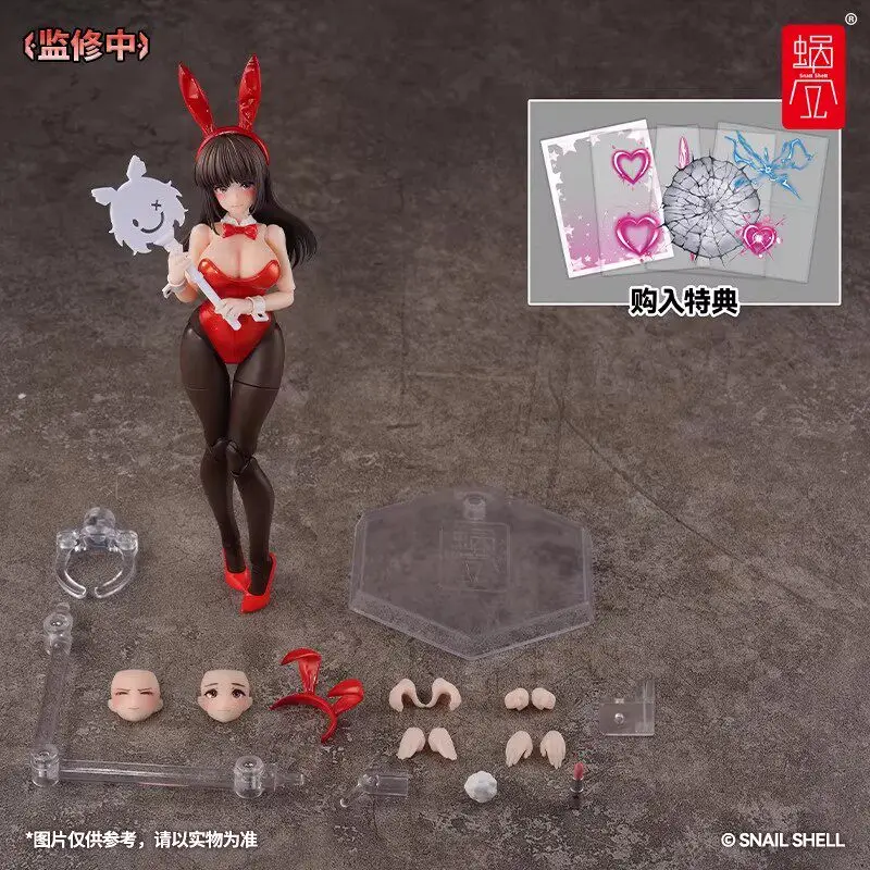 In Stock Authentic Snail Shell Fantasy Jk Series 1/12 Scale Bunny Girl Rena Articulated Action Figure Fashion Trendy