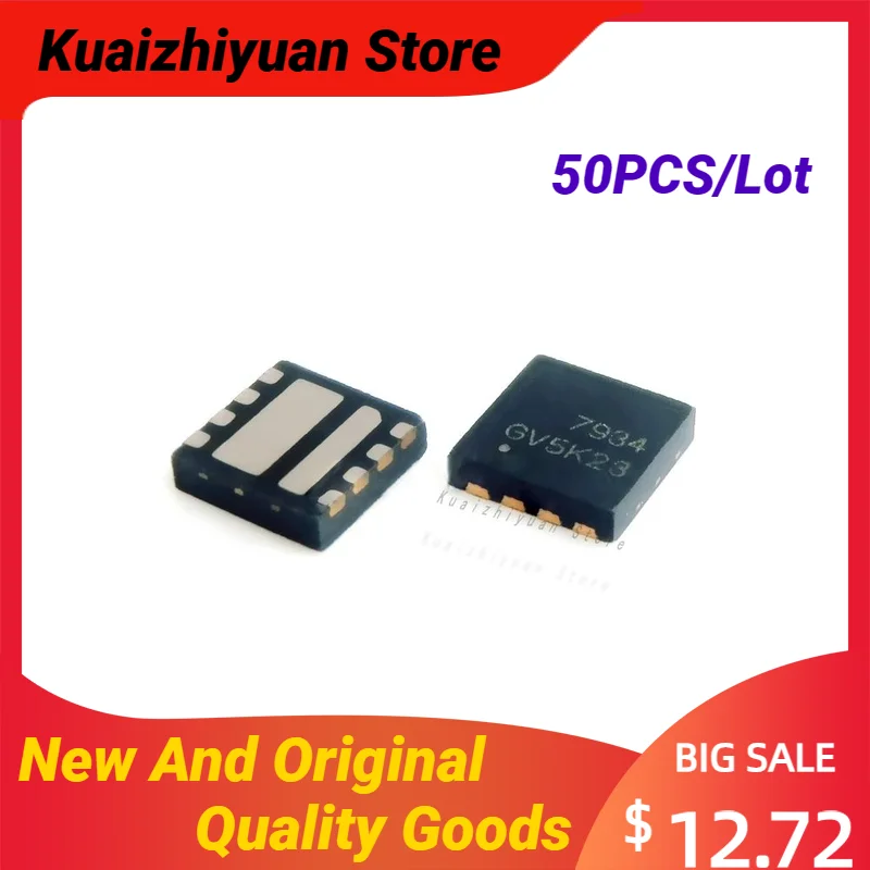 

50PCS/Lot New And Original AON7934 AO7934 7934 30V Dual Asymmetric N-Channel AlphaMOS QFN-8 Quality Goods