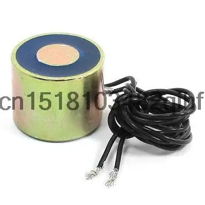 9000g Sucking Disc Solenoid Lift Holding Electromagnet DC 24V 25x20mm