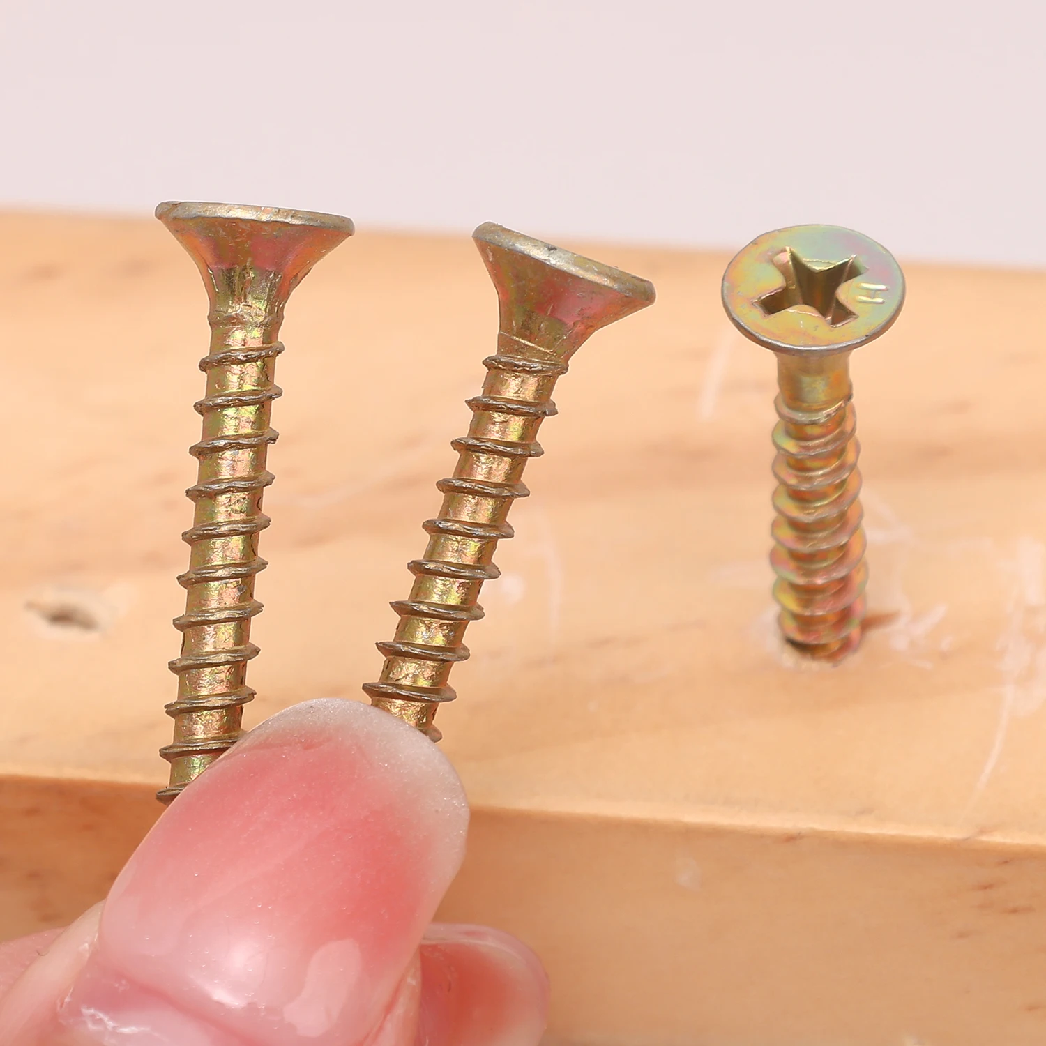 160/320 PCS Sekrup Logam Self Tapping Phillips Kepala Datar Countersunk Sekrup Drywall Kayu Sekrup Silang Pengikat Kit Beraneka Ragam