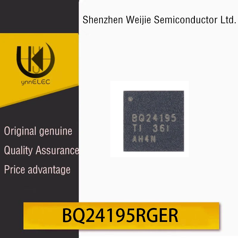 Genuine BQ24195RGER VQFN-24 Package Battery Power Management IC Silk Screen