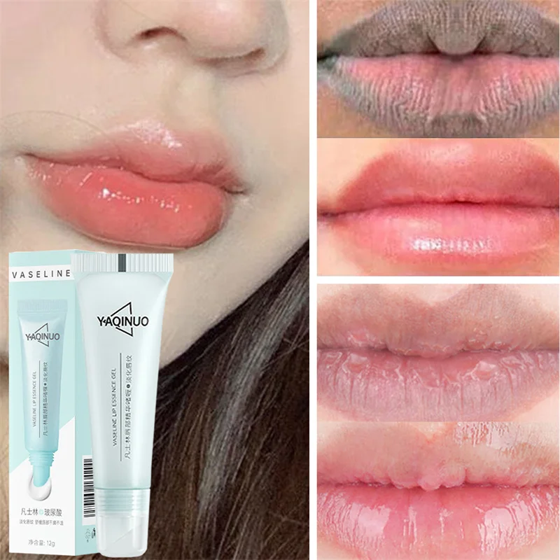 Szybkie Rozjaśnianie Ciemnych Ust Balsam do Ust Różowy Peeling do Ust Redukujący Linie Ust Usuwanie Martwego Naskórka Nawilżający Koreańskie Produkty do Pielęgnacji Uroda Zdrowie