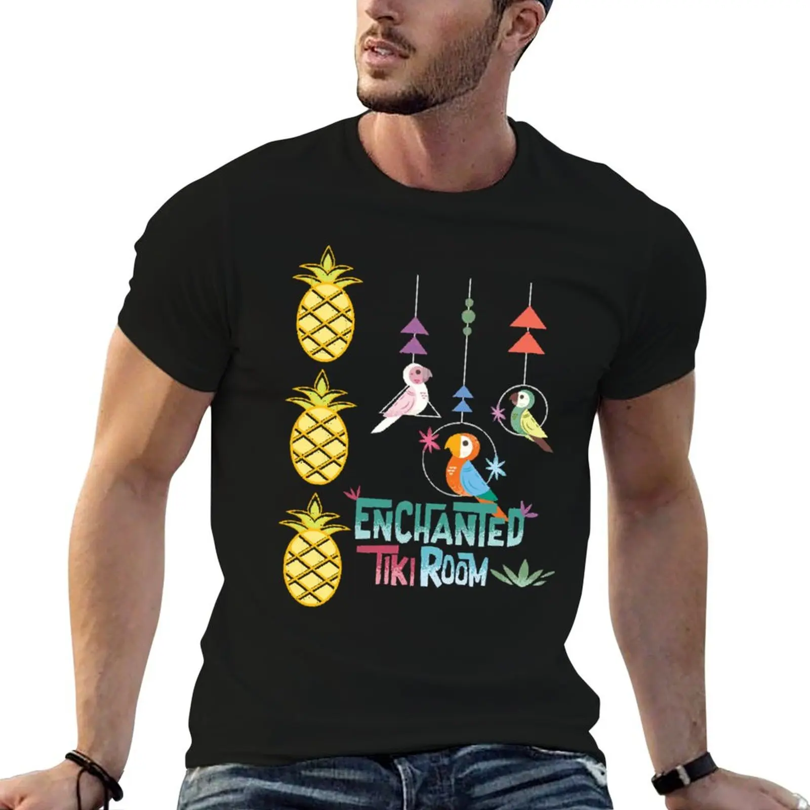 Enchanted Tiki Room T-Shirt Holiday Party T-Shirt for Men