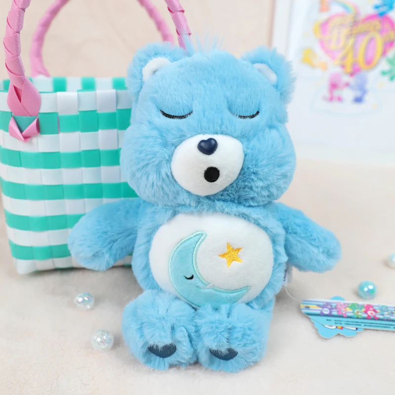 Original Care Bears 22cm Saugnapf-Plüsch-Anhänger Glänzender Liebesbär Cartoon-Puppe Heim- und Bürodekoration Geburtstags- und Feiertagsgeschenk für Mädchen – Detail 28