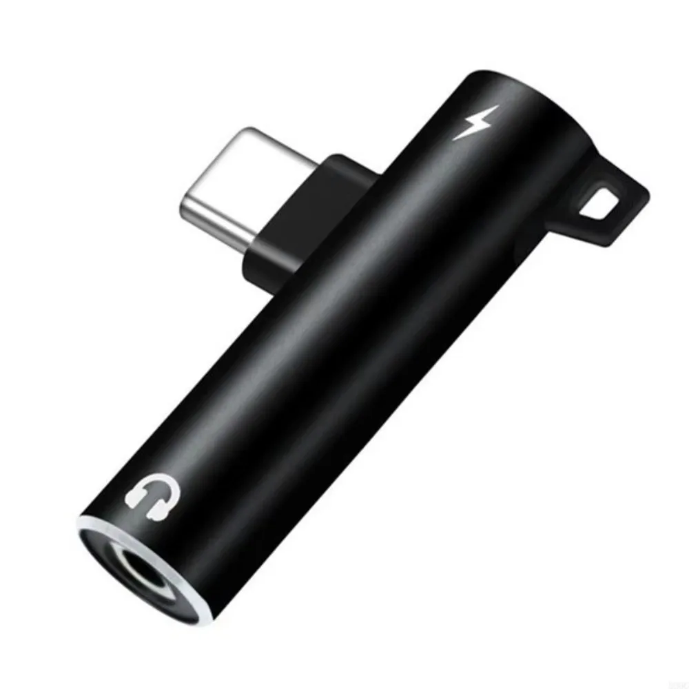 Aluminum 3.5mm Adapter Dual Adapter 2 in 1 Headphone Adapter Sound Converter Simultaneous Charging Audio Splitter