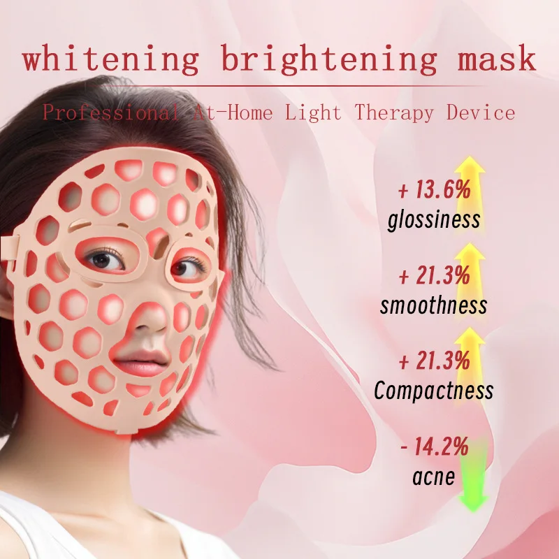 Vloeibare siliconen holle LED foton huidverjongingsmaskerapparaat, grote arraylamp, schoonheidsapparaat