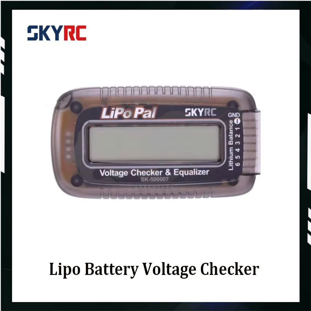 SKYRC LiPoPal Batterijcontrole 2-6S Lipo Batterijspanningscontrole Equilizer Capaciteitsdisplay Spanningsindicator Spanningsbalancer