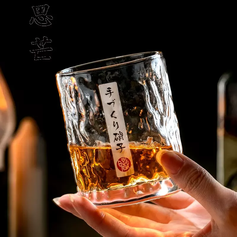 Whisky glass High-end high appearance level Japanese creative glass beer glass household cup