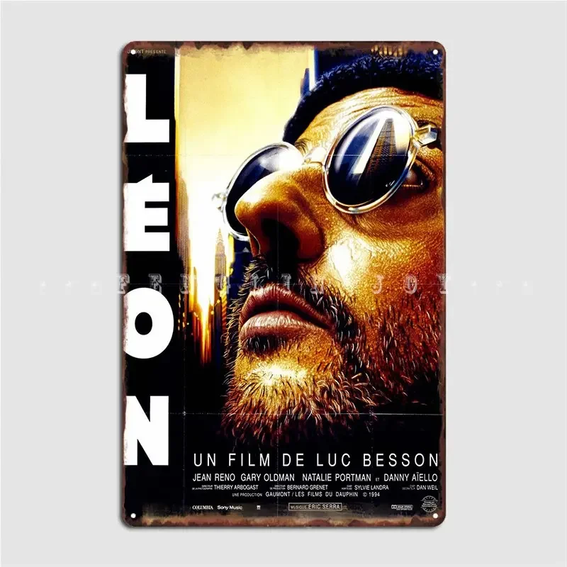 Leon The Professional Metal Plaque Poster Bar Cave Design Garage Decoration Wall Pub Tin Sign Posters