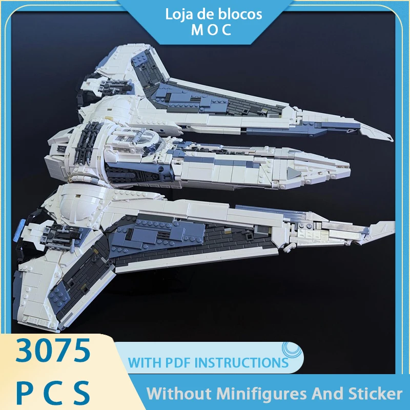 

Exquisite new product MOC building block sci-fi model Kom'rk Mandalorian Gauntlet technology modular children's toy DIY assembly
