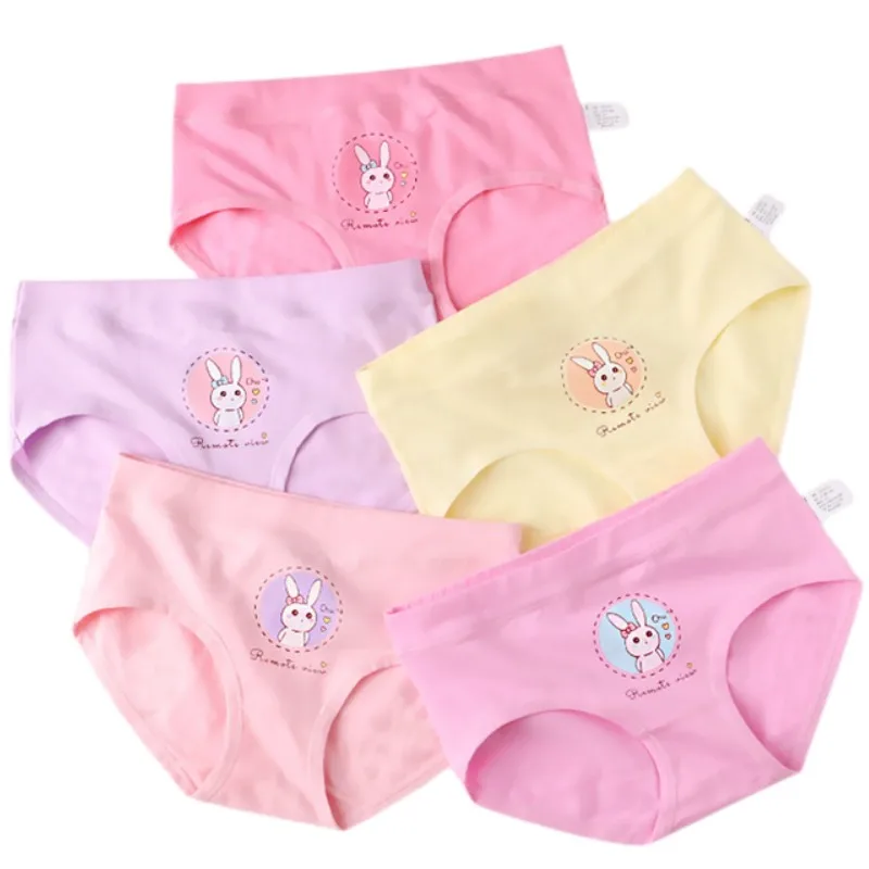 

Little Girl Quality Soft Boxers 5pcs/Lot Girl Pure Cotton Boxers Briefs Children Underwear Breathable Underpanties 85-165