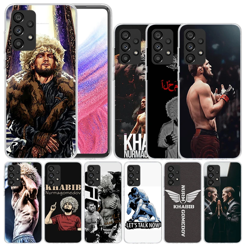 Khabib Nurmagomedov for Samsung Galaxy A15 A14 A13 A12 A55 A54 A53 A52 Phone Case A35 A32 A33 A34 A25 A22 A23 A24 A04S A03S A02S