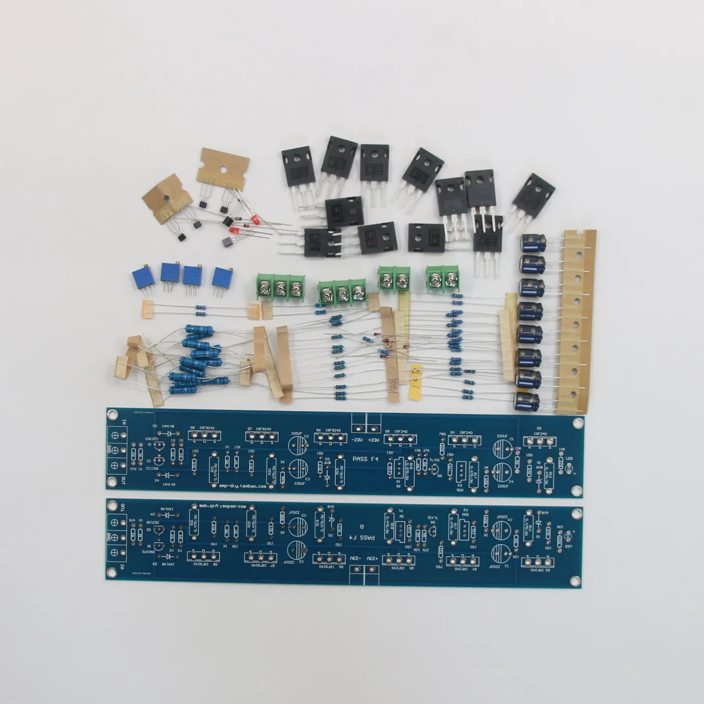 1 Pair PASS F4 Class A Full Field Tube Differential Complementary Amplifier Kit
