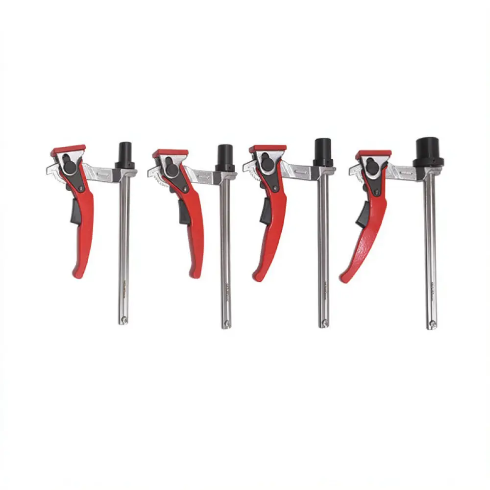 Quick Release F Clamp Woodworking Track Tool For XinGong Carpentry Workbench Jig Alloy Steel Ratchet Adjustable Fixing Device
