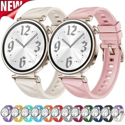 18mm Women Strap for Huawei Watch GT6/5 41mm Sport Silicone Replacement Band for Huawei Watch GT4 41mm Breathable 18mm Wristband