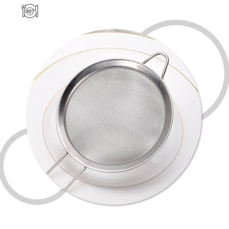 Filter Mesh Spoon Stainless Steel Fine Filter Oil Leak Filter Mesh Spoon Hot Pot Soup Colander Small Hole Fine Colander