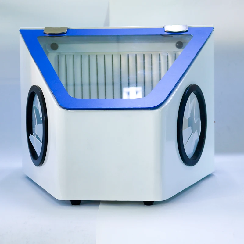 Shadowless Lamp Vacuum Cleaners Solve Dental Clinic Dust Pollution Sandblasting Polishing Collector Cabinet