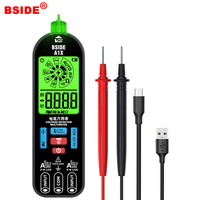 BSIDE Charge Smart Multimeter Digital AC DC Voltage Tester Auto Rang Resistance Capacitance Ohm NCV Hz Diode Continuity Meter A1