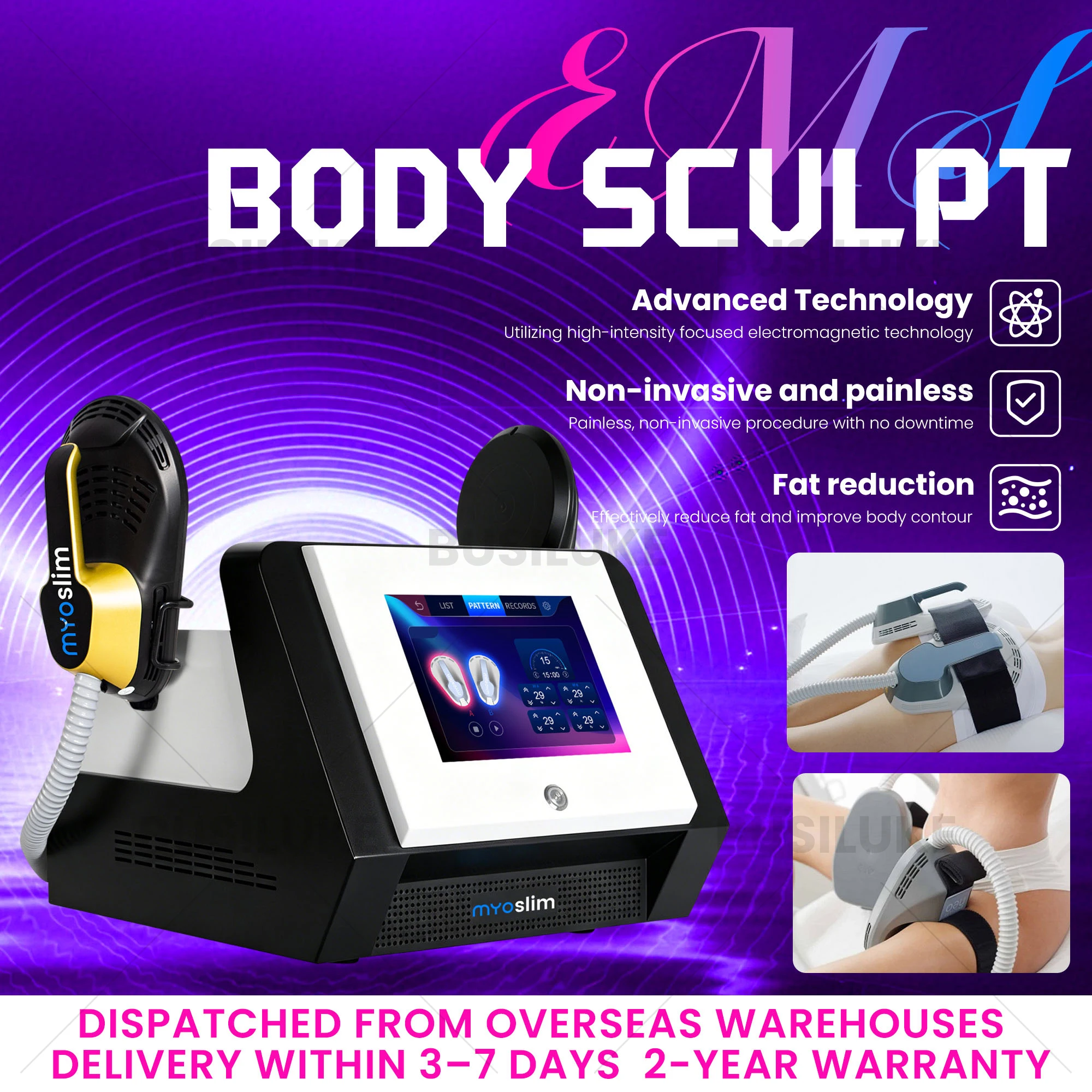 16 Tesla 6500W EMS Pro Body Sculpt Weight Lose EMS body Muscle Stimulate body Slimming Sculpting Fat Reduction Machine