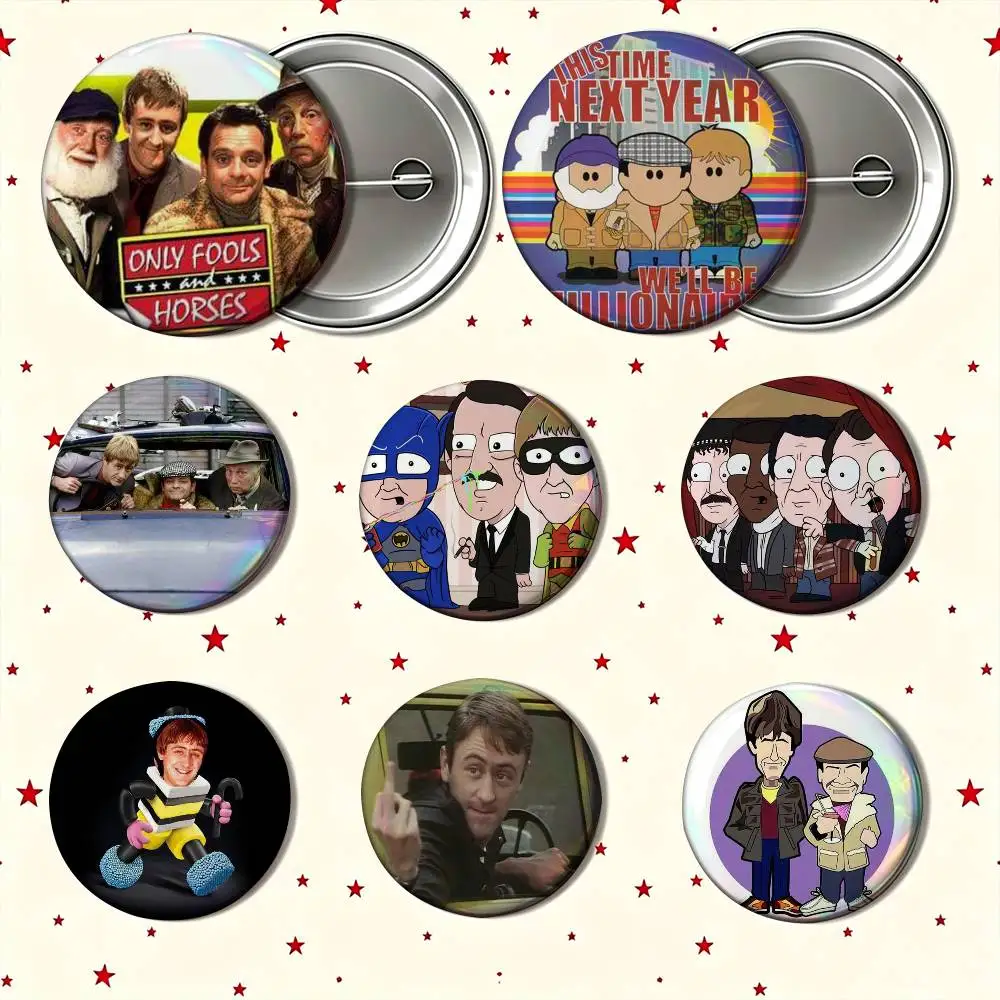 TV Show O-Only F-Fools and H-Horses-S Custom Enamel Pin Badges 25mm 32mm 44mm 58mm Backpack Hat Decor Toys Gifts