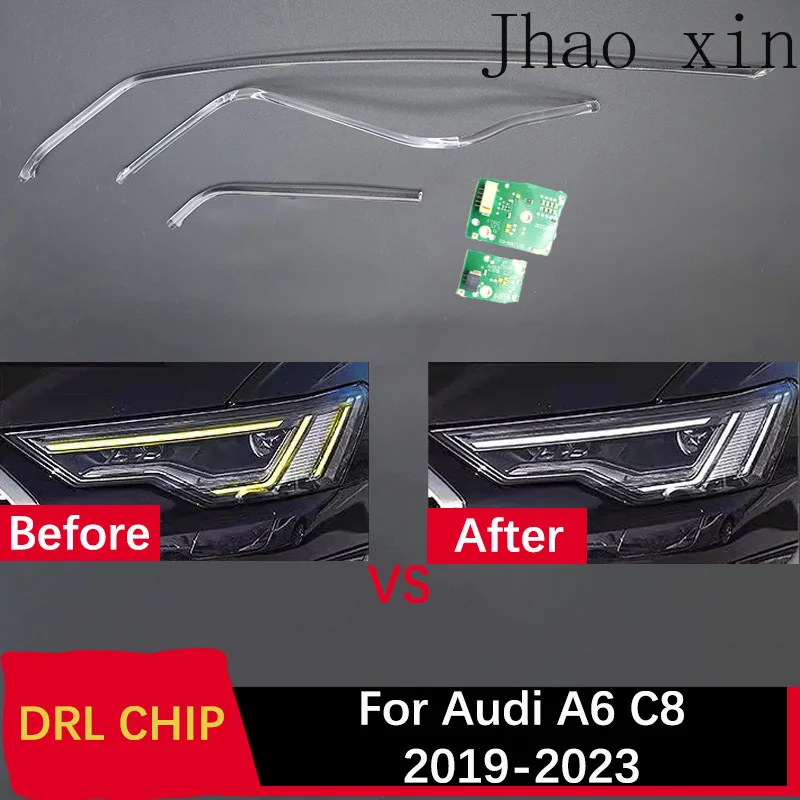 

Angel Eye Circuit Board White Light for Audi A6 C8 Ballast Daytime Light 19-2023 Xenon Version Car Headlights DRL CHIP Lamp Tube
