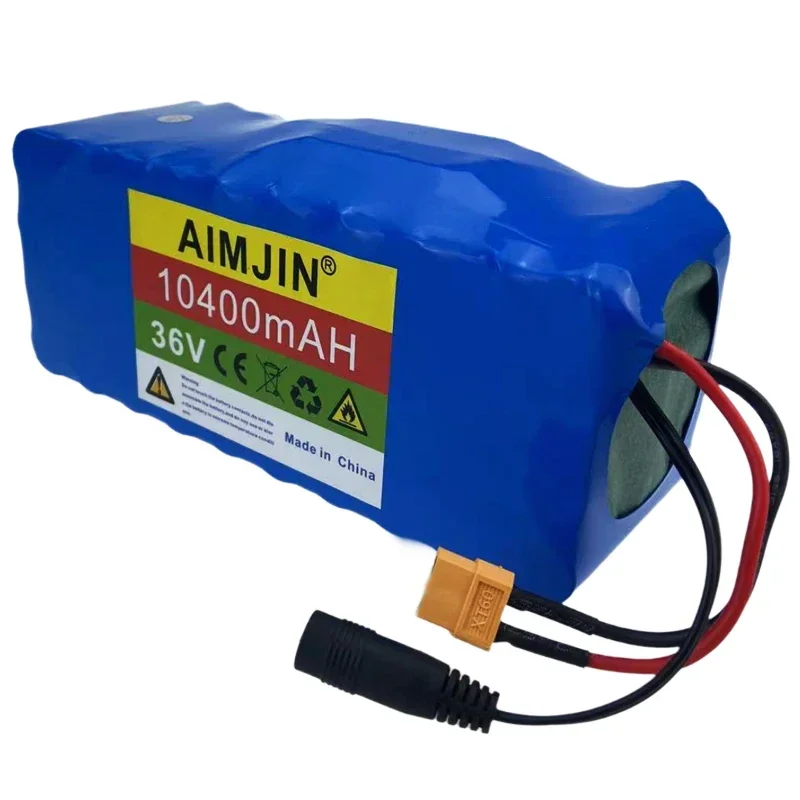 

18650 10S4P 36V 10400mAh Rechargeable Lithium-ion battery pack Suitable for electric scooterbalance vehicles battery replacement