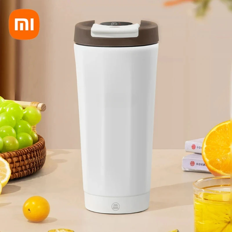 Xiaomi copo de aquecimento elétrico com display digital inteligente C2PRO 350ml grande capacidade para acampamento doméstico copo de aço inoxidável 316