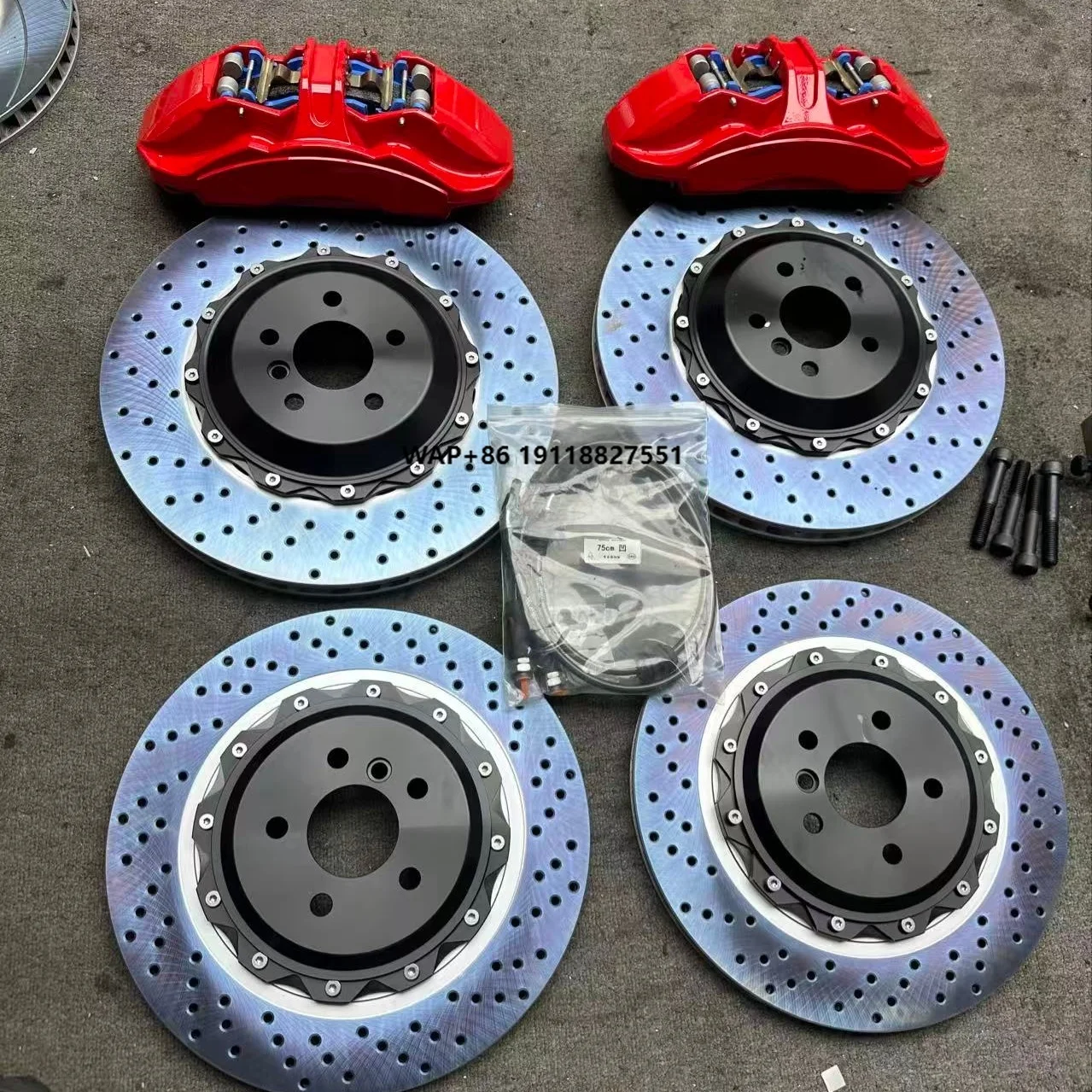 

GT350 Auto Car 6 Pot Big Brake Kits Full Set Disc Pads Calipers for 530i 525 G30 G38 G68 18 19 20inch