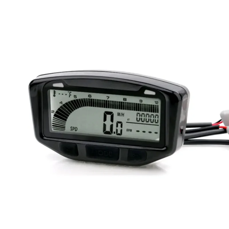 Steam Digital Motorcycle Universal Speedometer Counter Tachometer Kit UTV/ATV For Yamaha Kawasaki Polaris Trail Tech 752-119