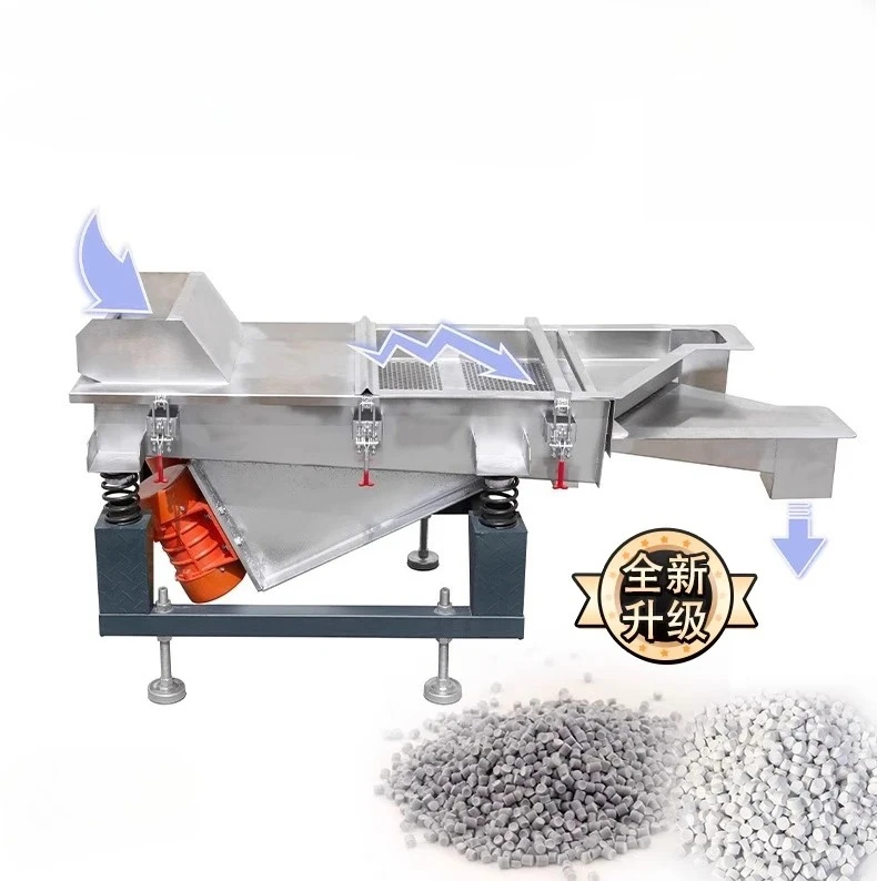 Particle vibrating screen, linear vibrating screen, granulation and granulator accessories