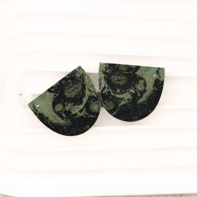 B&F African Turquoise Earring Beads for Jewelry Making, Handmade Natural stones beads, Stones for jewelry Making Supplies