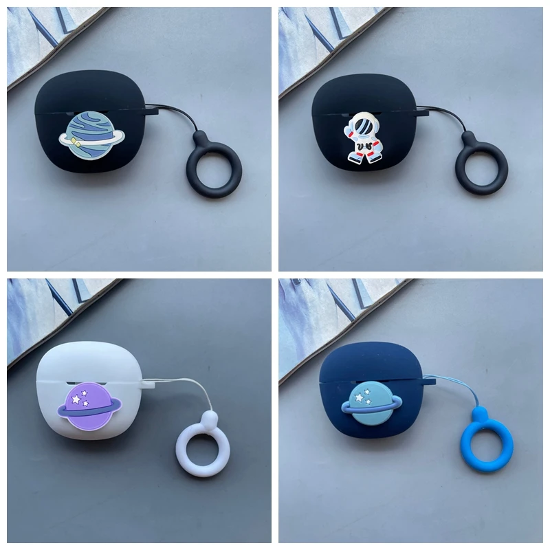 Funda de silicona con dibujos animados para auriculares JBL TUNE FLEX, carcasa protectora para auriculares, Bluetooth