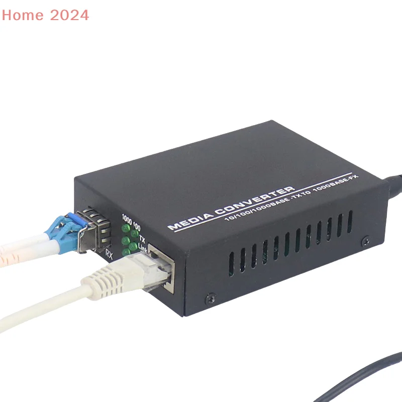 

1PCS Gigabit SFP Media Converter 1 SFP To 1 RJ45 Transceiver 10/100/1000M Fiber Optic Switch With 3KM/20KM LC/SC SFP Module
