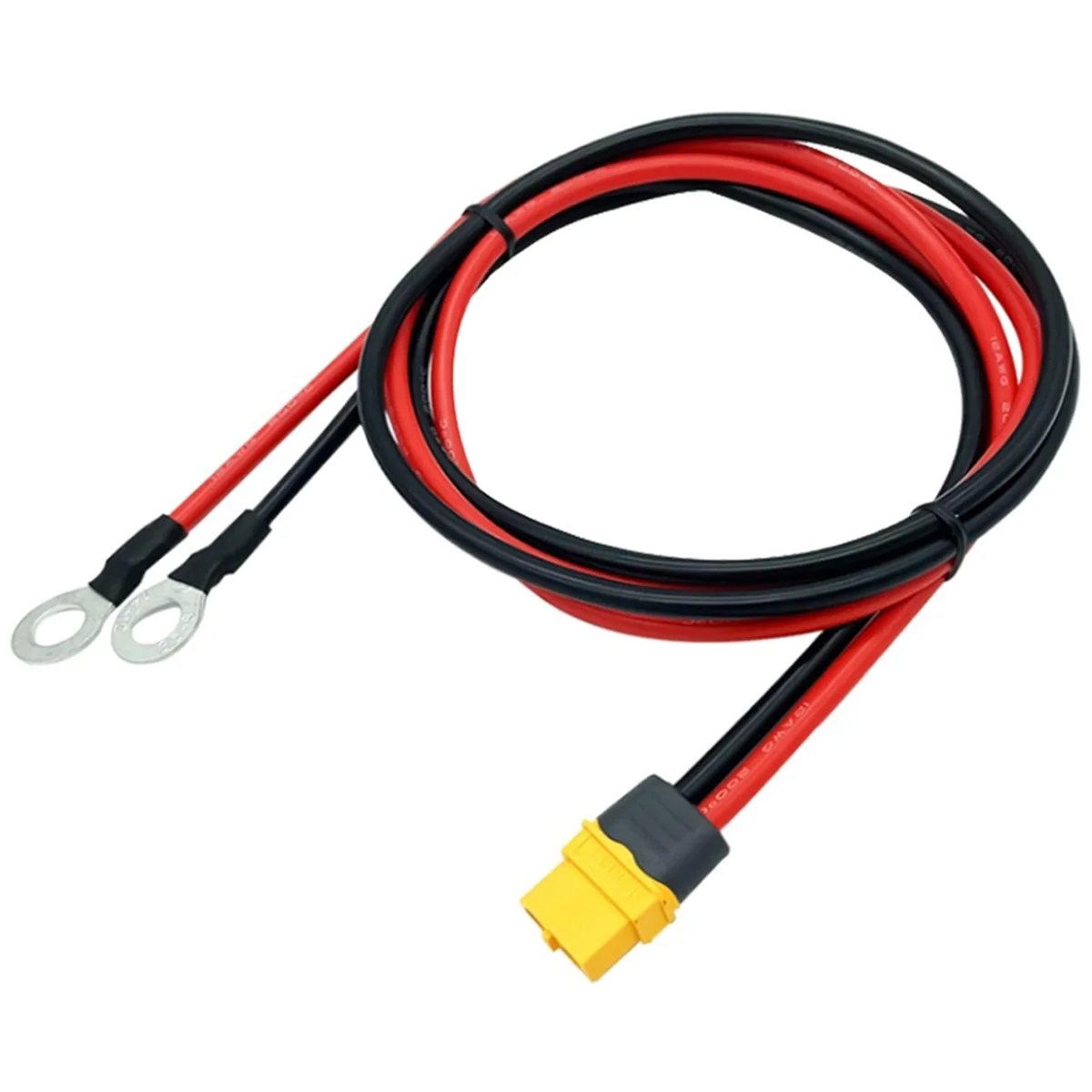 

N36R_TM XT60H Female to O Ring Eyelet Terminal Plug Cable for RC Lipo Battery