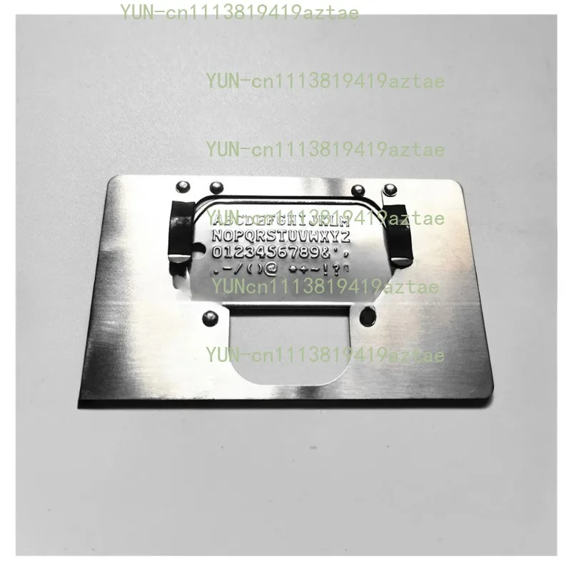 Stainless Steel Dog Tag Plate For Metal Dog Tag Embosser Embossing Machine Spare Parts