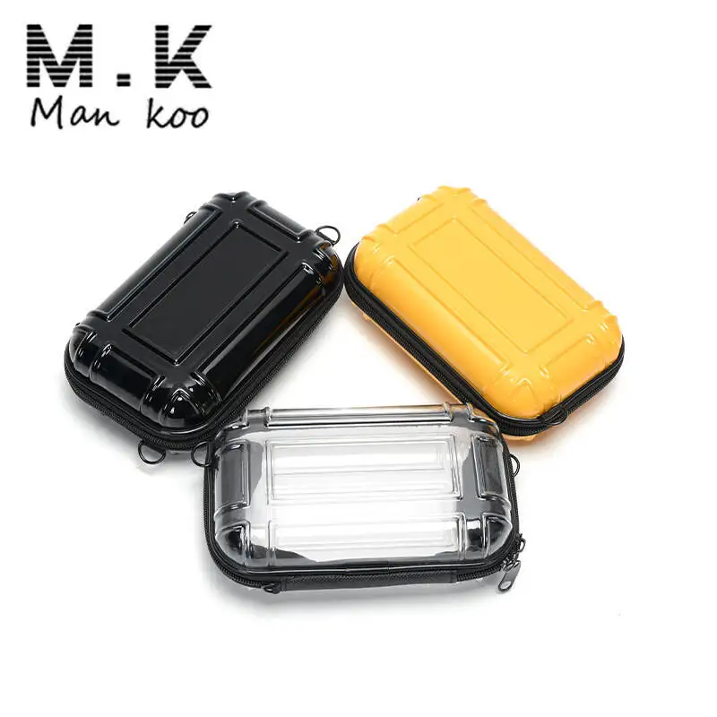 Mini Transparent Hard Case Makeup Bag Large Capacity Small Square Travel Pouch One Shoulder Crossbody Cosmetic Organizer