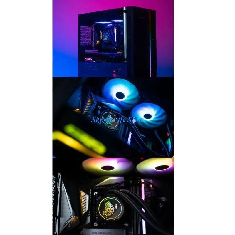 Raffreddamento liquido E65E 240 mm/360 mm Argb Cooler CPU liquido CPU Cofferatore d'acqua CPU per LGA 2066