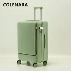 COLENARA Multifunctional Luggage PC 20 Inch Boarding Box Men's Multifunctional Laptop Trolley Case 24 Women's Travel Suitcase