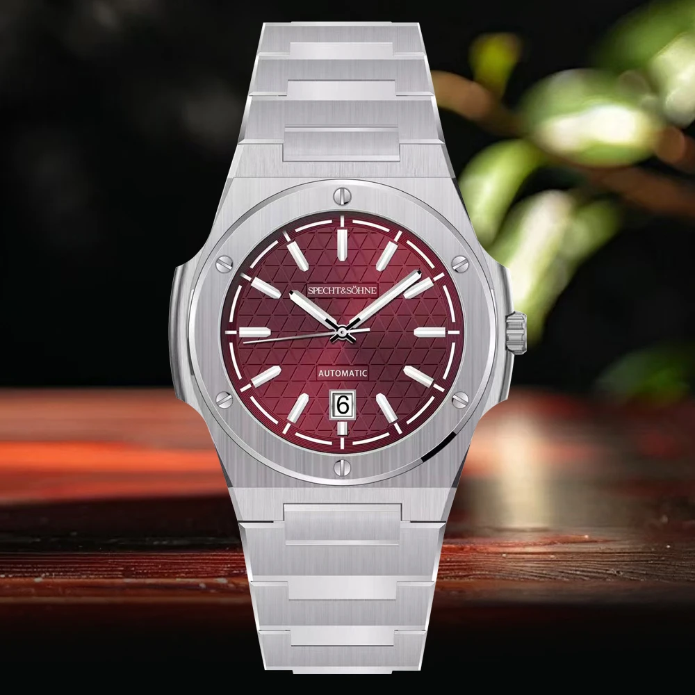 2024 New Fashion Specht & Söhne Men\'s Automatic Mechanical Watch Japan NH35 Stainless Steel Sapphire Crystal Watch reloj hombre