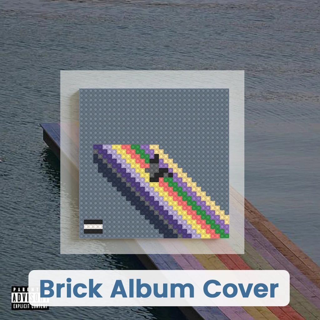 

B-Baby Keem Classic Album Micro Building Blocks Puzzle Brick Mosaic Art Poster Wall Hanging Painting Living Room Home Decoration