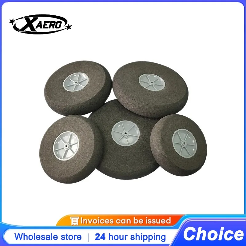 

XAERO 25-110mm Sponge Tires 2pcs High Quality Foam Wheels for RC Airplane Landing Gear Replacement