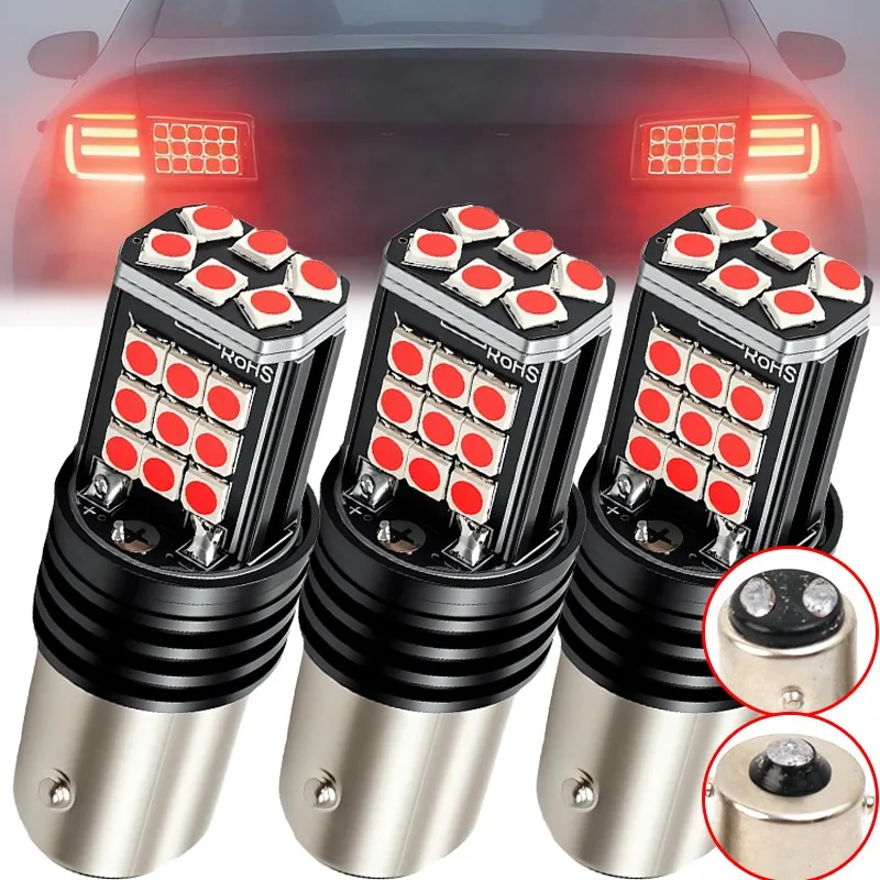 1156 BA15S P21W LED Red Turn Signal Light Bulb Canbus No Hyper Flash Super Bright 3030 SMD Auto Rear Tail Stop Brake Lamp