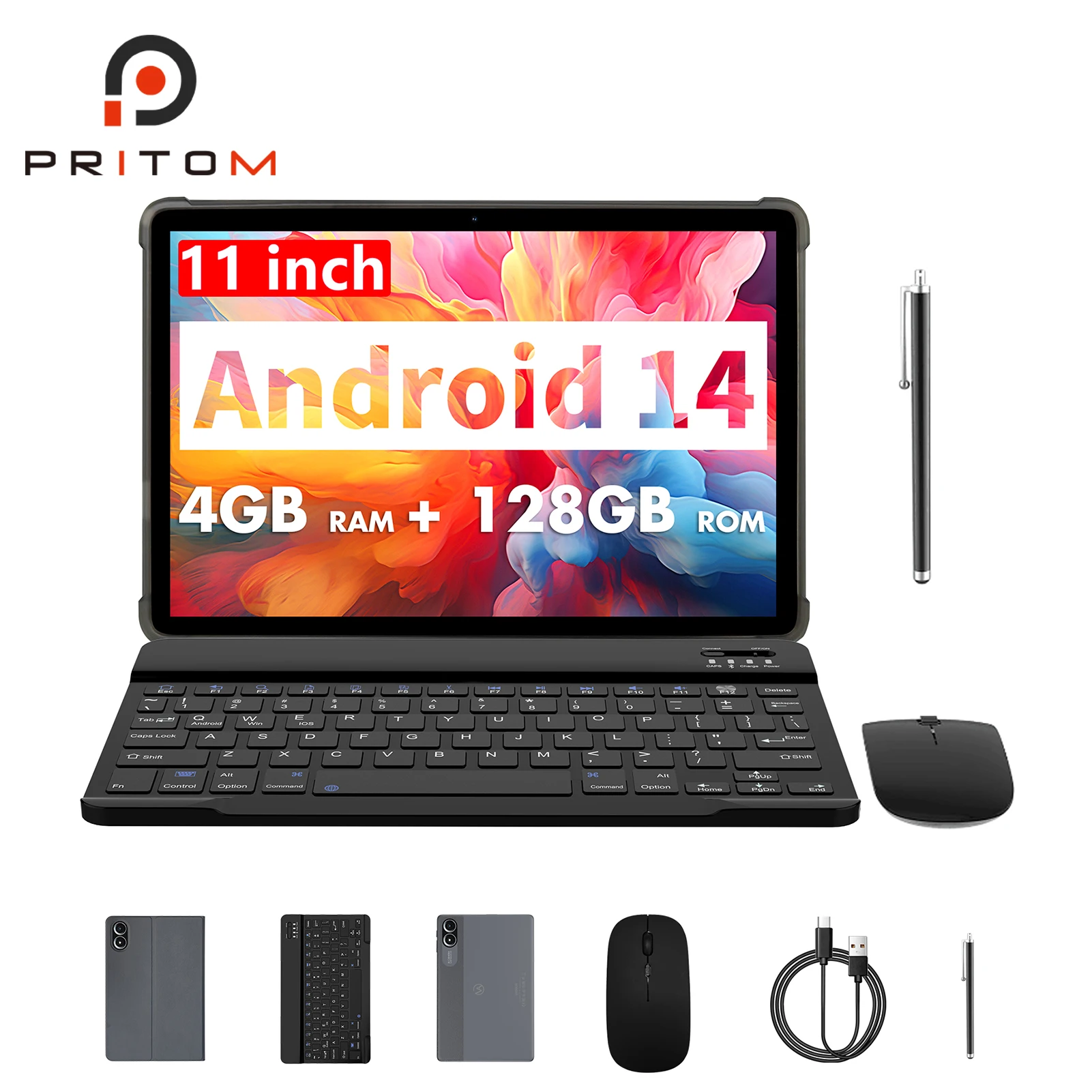 PRITOM Android 14 Tablet 11