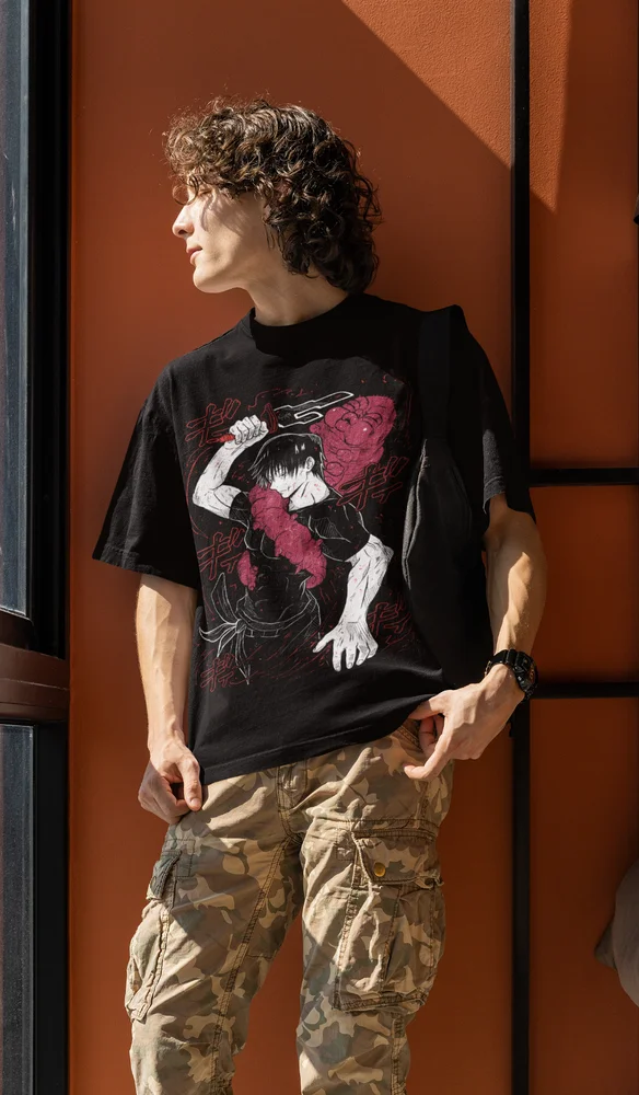 Jujutsu Kaisen Fushiguro Toji T-shirt Anime Horror Short Sleeve Soft Tee