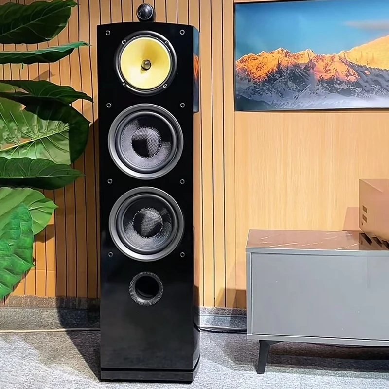 

Home Theater System BA-9 Three-way Speakers Dual 8-inch Audiophile-grade Passive Floor-standing HIFI Nautilus Speakers