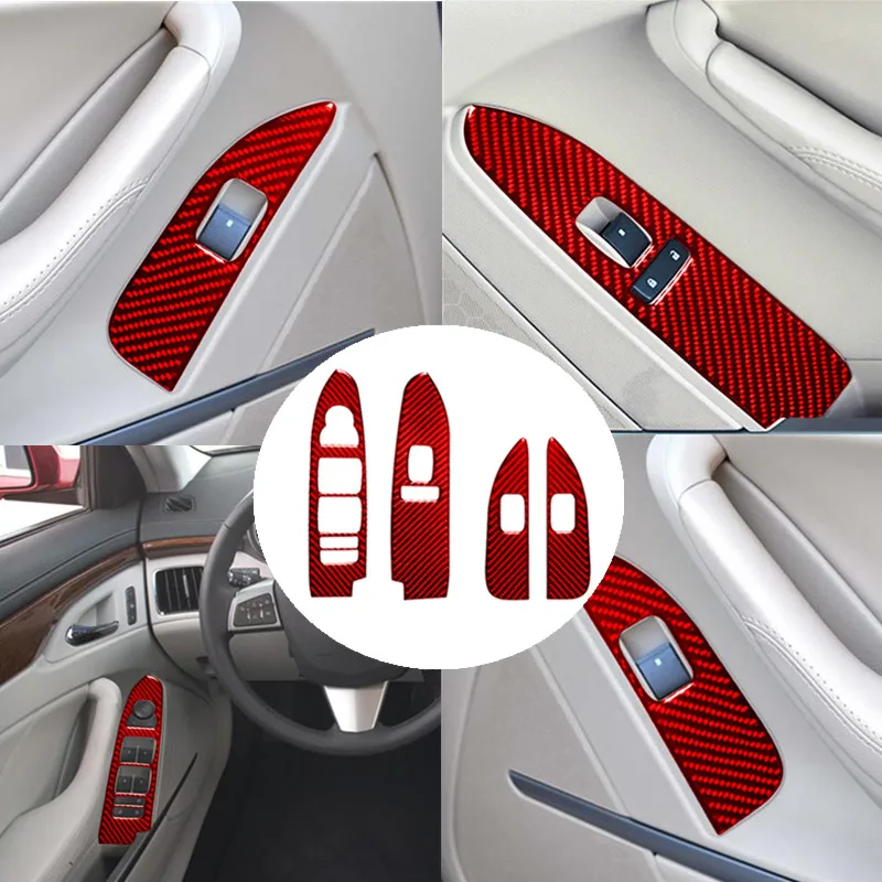 

For Cadillac CTS 2008-UP SPORT WAGON 2010-UP Car Styling Accessories Carbon Fiber Interior Decoration Protection Sticker