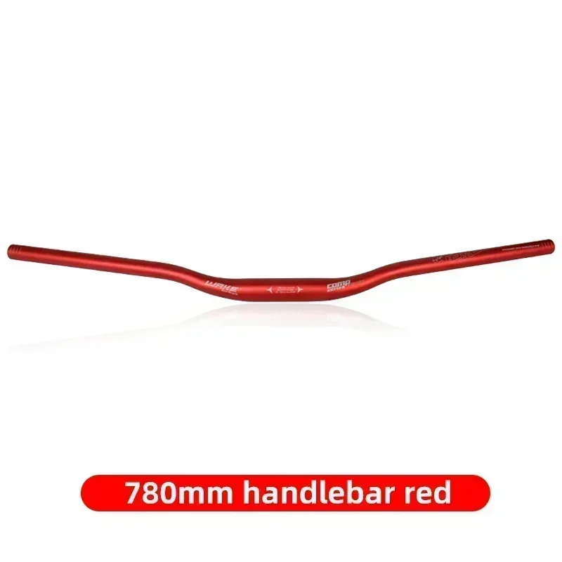 WAKE Fahrradlenker 720 mm/780 mm 31,8 mm Aluminiumlegierung Ergonomisches Design Mountainbike MTB-Lenker für Fahrradzubehör